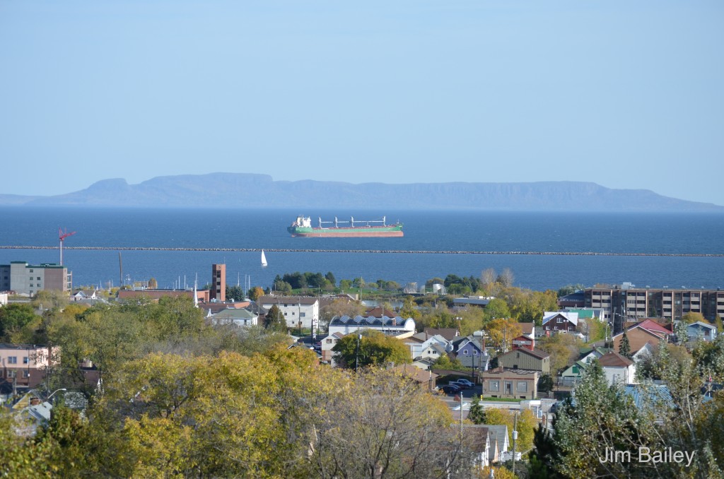 View of Sleeping Giant from Hillcrest Park in Thunder Bay, ON. Photo credit: Jim Bailey