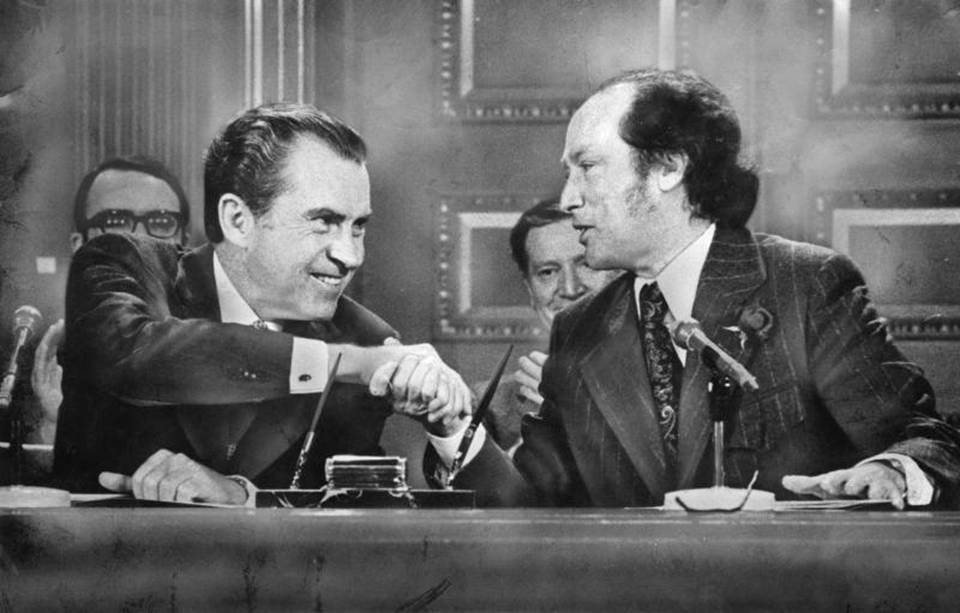 President Richard Nixon and Prime Minister Pierre Trudeau