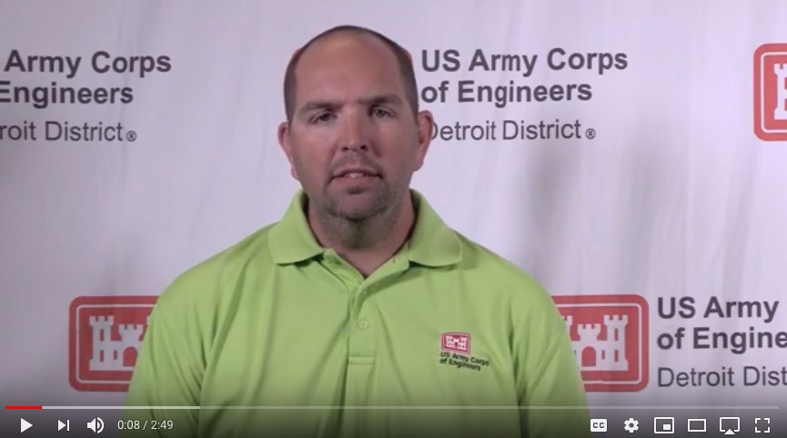 U.S. Army Corps Water Levels Video